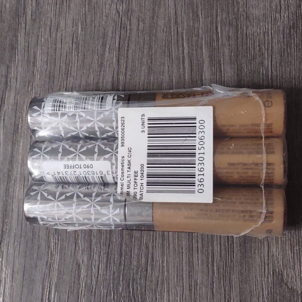 2/$35 BNIP 3 Tubes of Rimmel Multitasker Concealer in Shade 090 Toffee